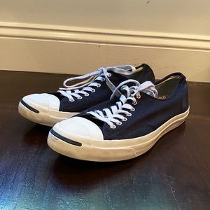 Jack Purcell Black Canvas Sneakers